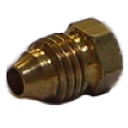 Lubrisource Nut Fitting; 5/16 in.-24; Brass 66260